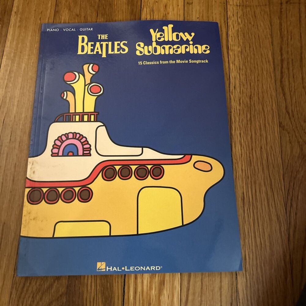 The Beatles Yellow Submarine Movie Songbook - Guitar Chords Hal Leonard